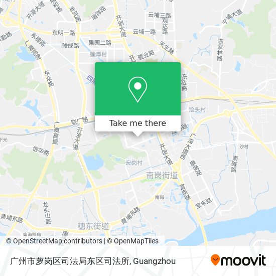广州市萝岗区司法局东区司法所 map