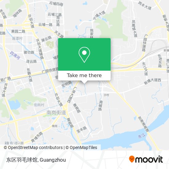 东区羽毛球馆 map
