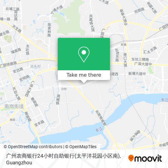 广州农商银行24小时自助银行(太平洋花园小区南) map