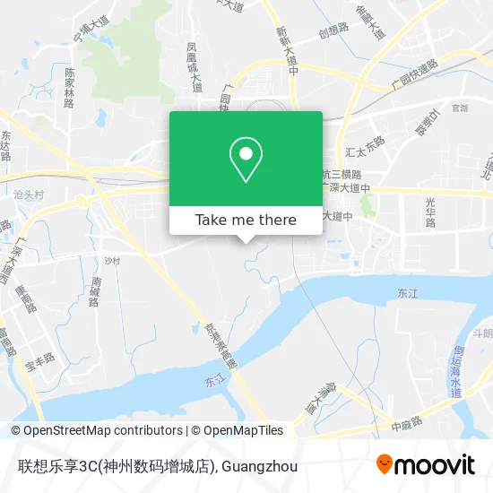 联想乐享3C(神州数码增城店) map