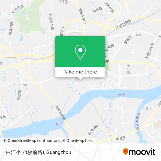 白江小学(校前路) map