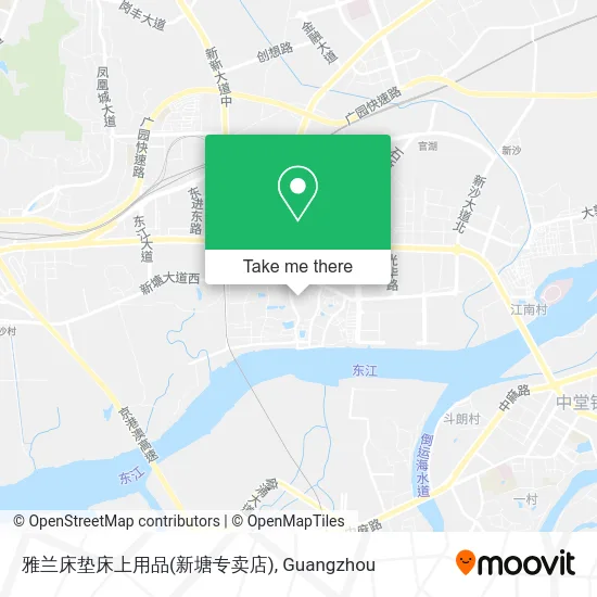 雅兰床垫床上用品(新塘专卖店) map