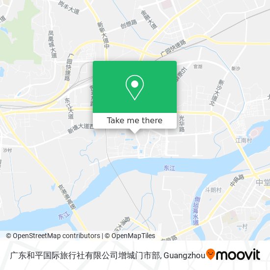 广东和平国际旅行社有限公司增城门市部 map