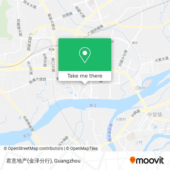 君意地产(金泽分行) map