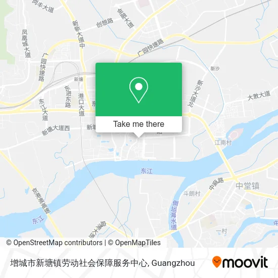 增城市新塘镇劳动社会保障服务中心 map