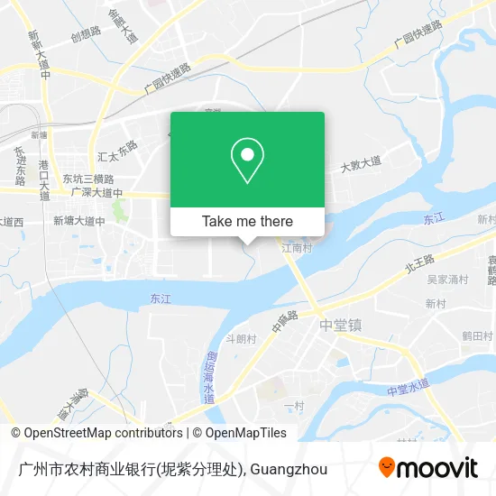 广州市农村商业银行(坭紫分理处) map