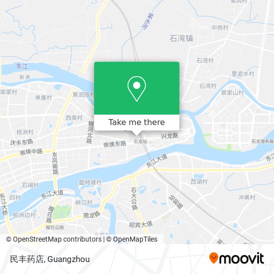 民丰药店 map