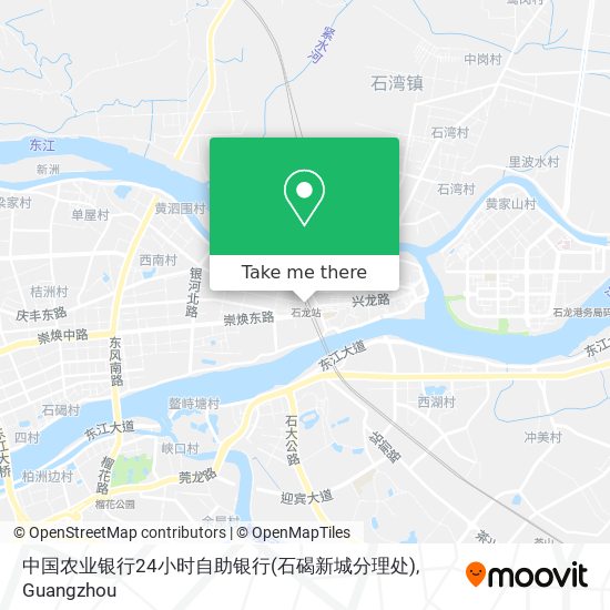 中国农业银行24小时自助银行(石碣新城分理处) map