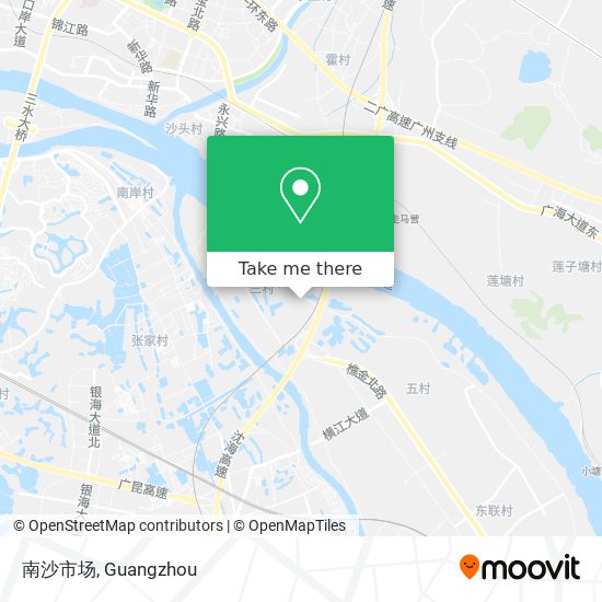 南沙市场 map