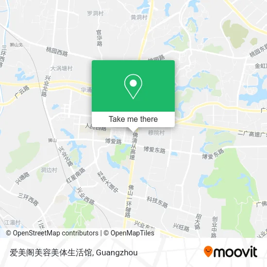 爱美阁美容美体生活馆 map