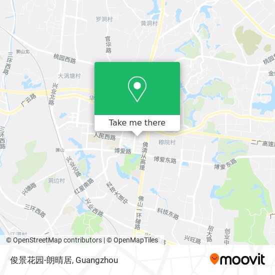 俊景花园-朗晴居 map