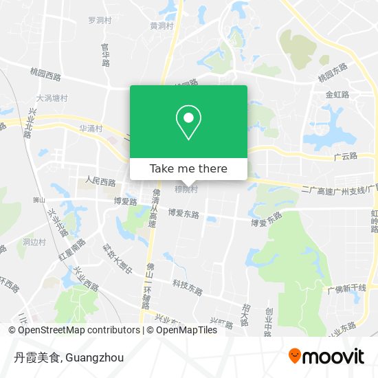 丹霞美食 map