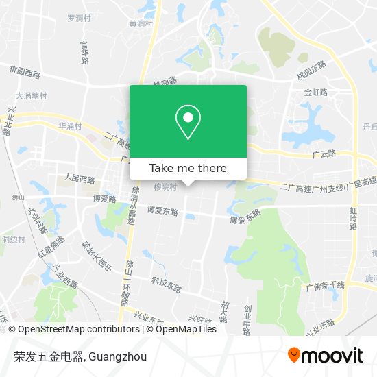 荣发五金电器 map