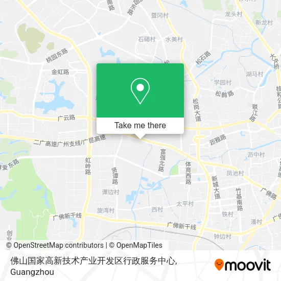 佛山国家高新技术产业开发区行政服务中心 map