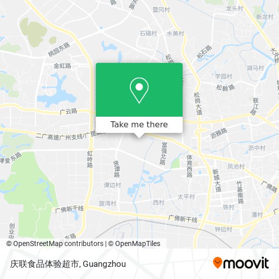 庆联食品体验超市 map