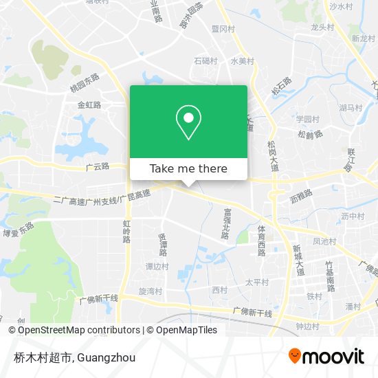 桥木村超市 map