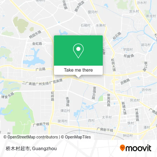 桥木村超市 map