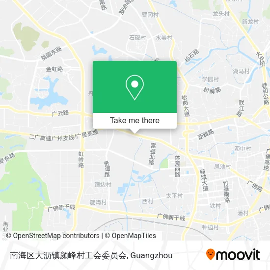 南海区大沥镇颜峰村工会委员会 map