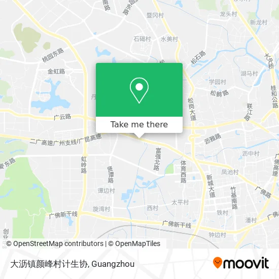 大沥镇颜峰村计生协 map