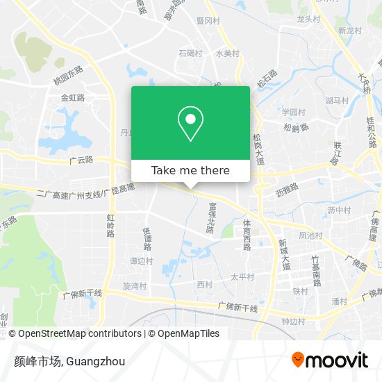 颜峰市场 map