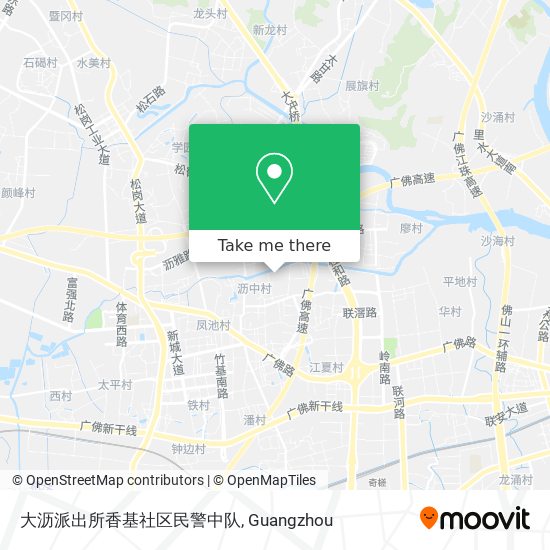 大沥派出所香基社区民警中队 map