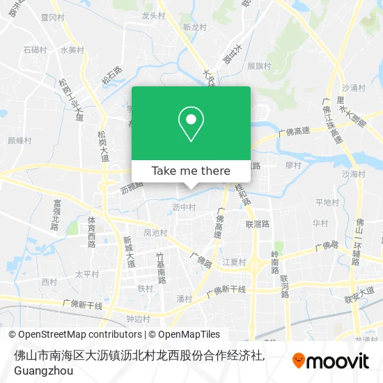 佛山市南海区大沥镇沥北村龙西股份合作经济社 map