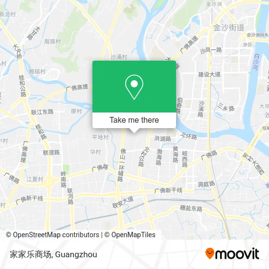 家家乐商场 map