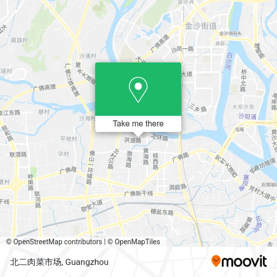 北二肉菜市场 map