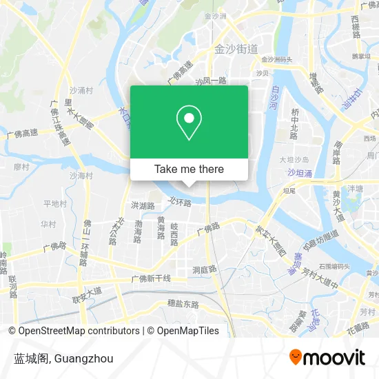 蓝城阁 map