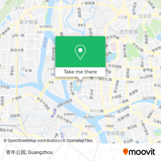 青年公园 map