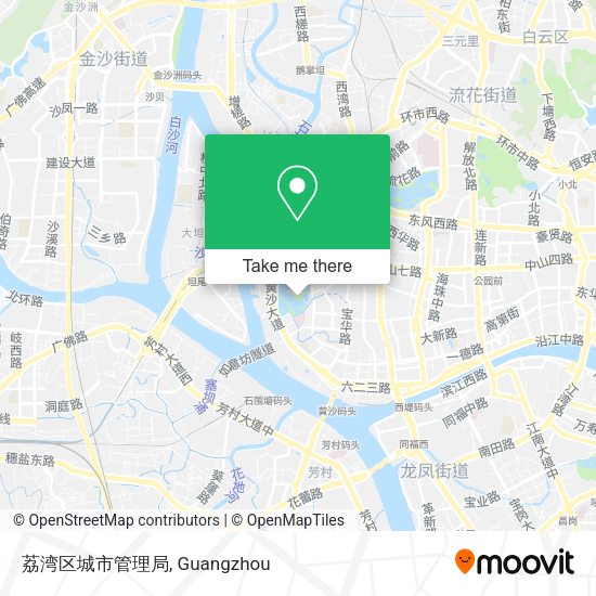 荔湾区城市管理局 map