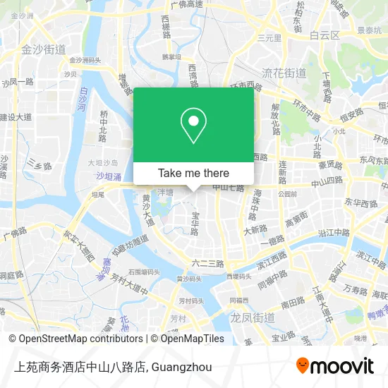 上苑商务酒店中山八路店 map