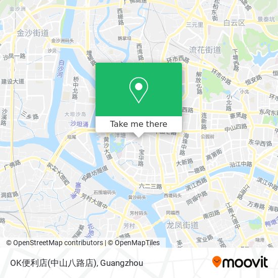 OK便利店(中山八路店) map