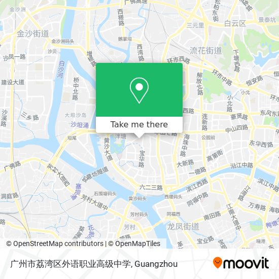 广州市荔湾区外语职业高级中学 map