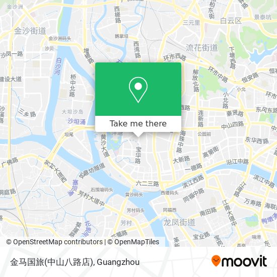 金马国旅(中山八路店) map
