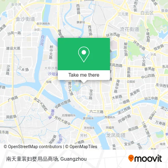 南天童装妇婴用品商场 map