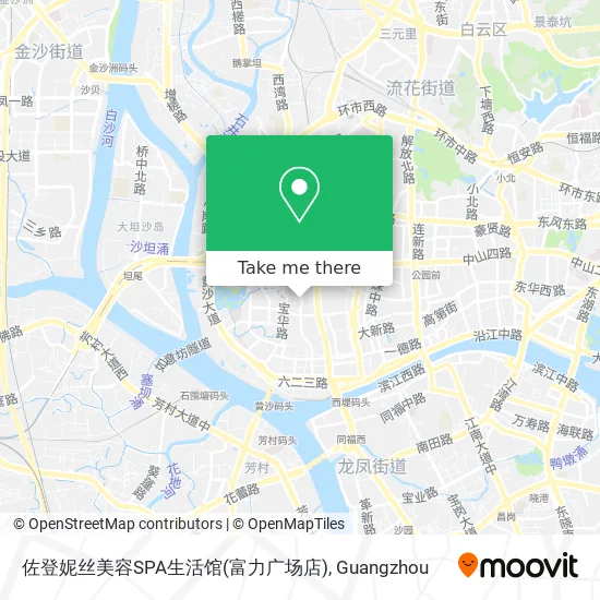 佐登妮丝美容SPA生活馆(富力广场店) map