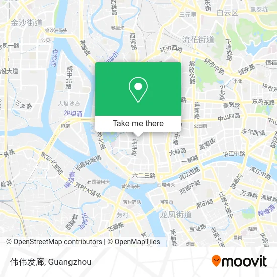 伟伟发廊 map