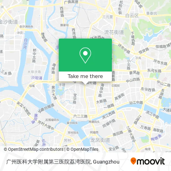 广州医科大学附属第三医院荔湾医院 map