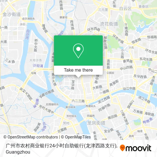 广州市农村商业银行24小时自助银行(龙津西路支行) map