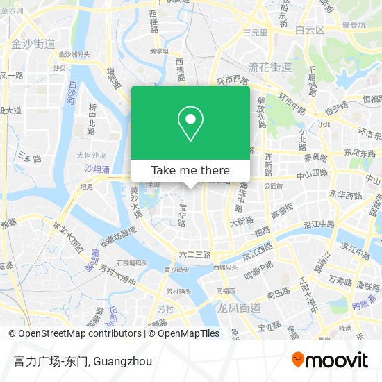 富力广场-东门 map