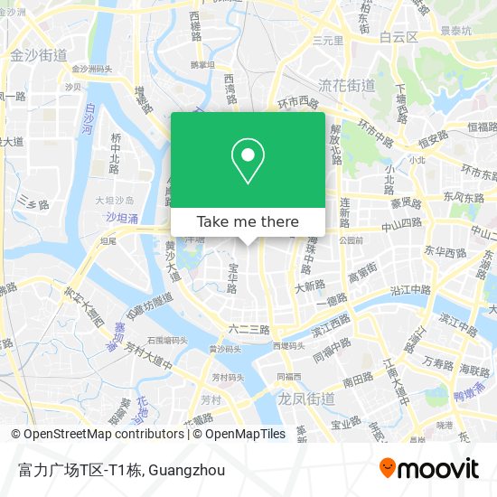 富力广场T区-T1栋 map