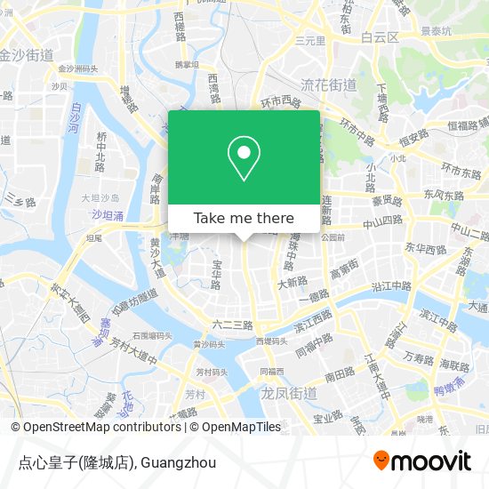点心皇子(隆城店) map