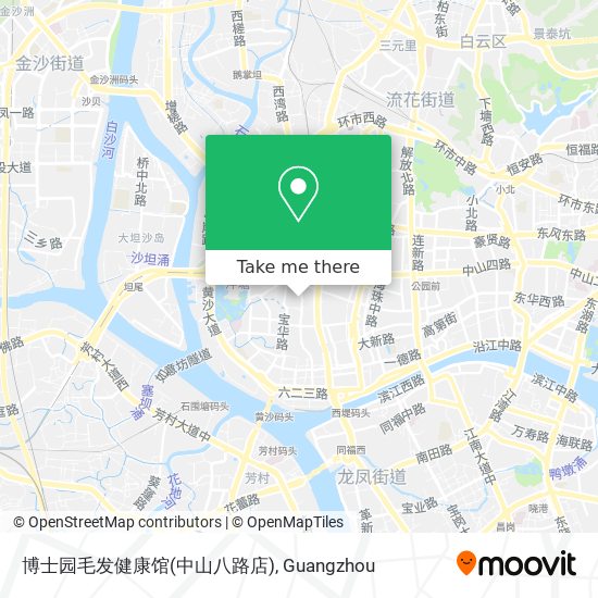 博士园毛发健康馆(中山八路店) map