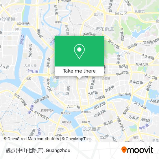 靓点(中山七路店) map