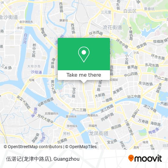 伍湛记(龙津中路店) map