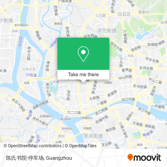 陈氏书院-停车场 map