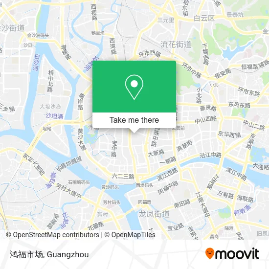 鸿福市场 map