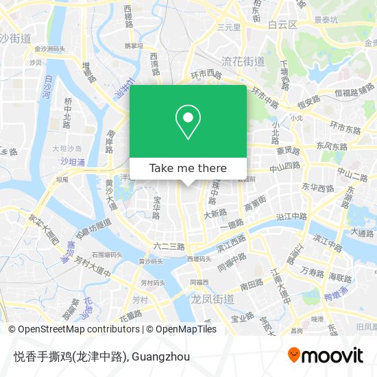 悦香手撕鸡(龙津中路) map
