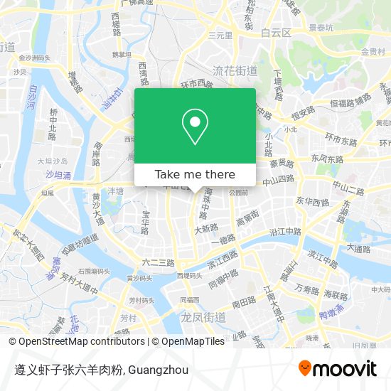 遵义虾子张六羊肉粉 map